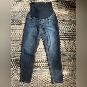 1822 Denim Straight Leg Maternity Jean, Dark Wash, Size Medium Maternity